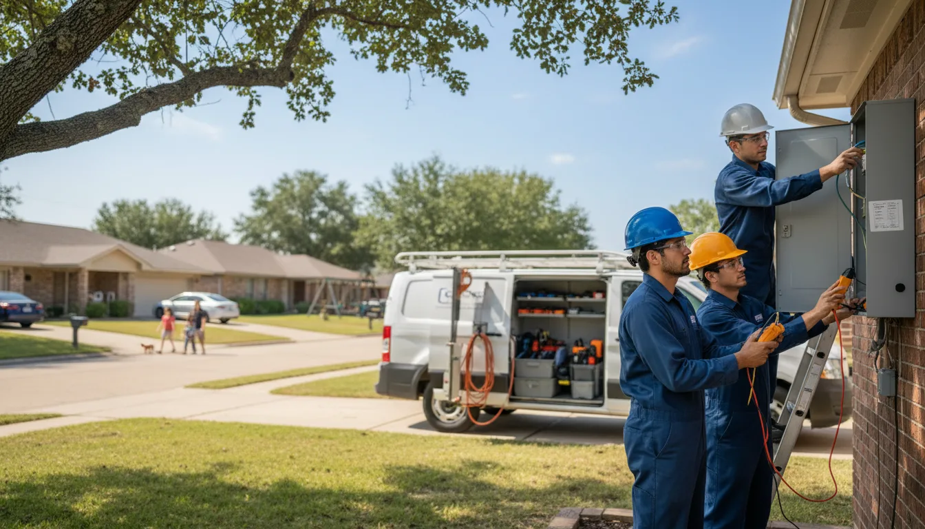 Certified electrician providing emergency electrical services in Columbiana, OH